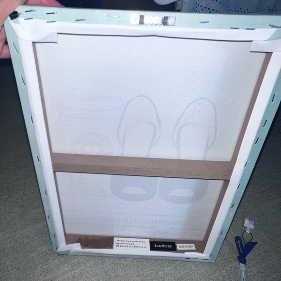 Bebe shoe luxury canvas decor hanging - Picture 15 of 16